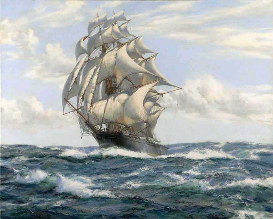 Montague Dawson The Flying Fish